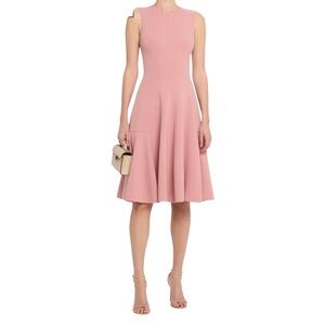 Michael Kors Collection Pale Pink Sleeveless Wool Crepe Aline Dress 6